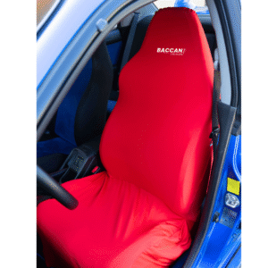 Coprisedile automobile colore rosso marchio Federico Baccan