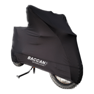 Telo coprimoto enduro motocross colore nero marchio Federico Baccan