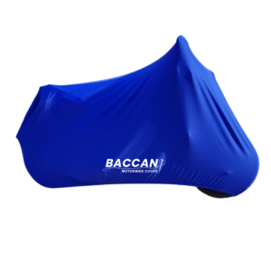 Telo coprimoto su misura yamagha mt09 marchio Federico Baccan colore blu sport