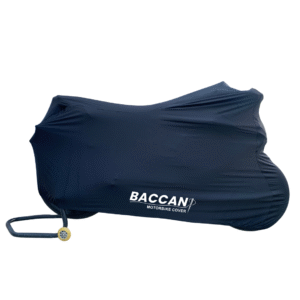 Telo copri moto su misura yamaha r1m marchio Federico Baccan colore nero