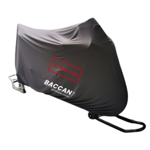 Telo coprimoto su misura da interno yamaha yzf r6 marchio Federico Baccan colore nero