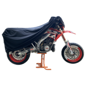 Telo coprimoto universale enduro motocross colore nero marchio Federico Baccan