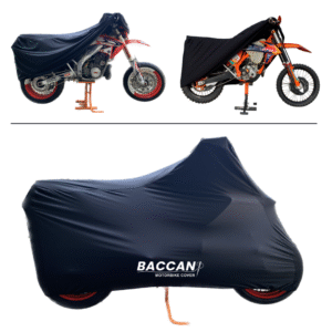 Telo coprimoto universale enduro motocross colore nero marchio Federico Baccan