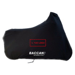 Telo coprimoto universale touring maxi enduro colore nero personalizzabile marchio Federico Baccan
