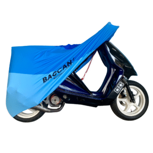 Telo copriscooter malagutti phantom f12 colore celeste azzurro blu marchio Federico Baccan