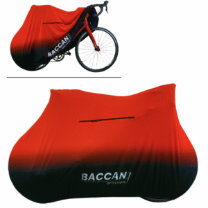 telo copribici da corsa universale elasticizzato da interno Federico Baccan standard nero e rosso