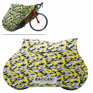 telo copribici da corsa universale elasticizzato da interno Federico Baccan standard yellow camo