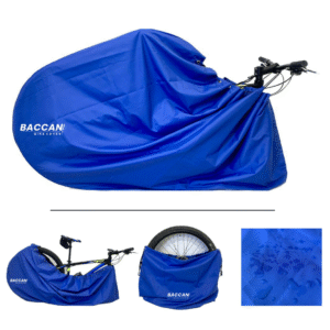 kit telo copribici da trasporto sacca portabici universale impermeabile mtb Federico Baccan blu
