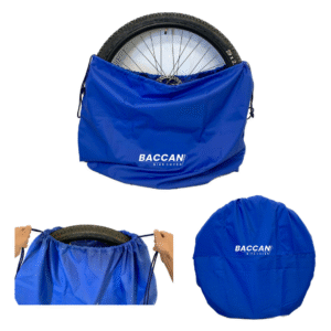 sacca portaruota bici universale da trasporto impermeabile mtb Federico Baccan blu