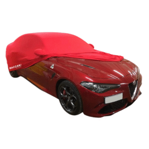 telo copriauto alfa romeo giulia quadrifoglio su misura da interno Federico Baccan