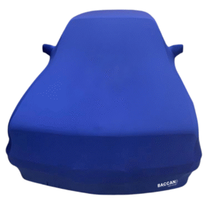 Telo copriauto su misura bmw 318 320 is m3 e36 vista frontale blu sport marchio federico baccan