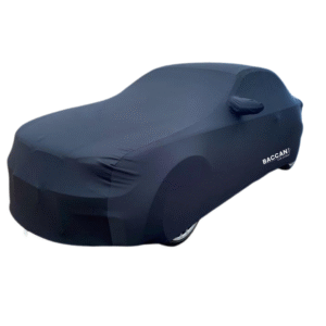 Telo copriauto Bmw 1M Serie 1 E82 vista frontale tutta coperta di lato marchio federico baccan