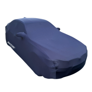 Telo copriauto su misura bmw serie 3 m3 f80 vista frontale di lato tutta coperta marchio federico baccan