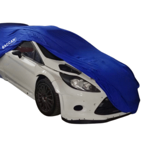 telo copriauto ford fiesta wrc su misura da interno Federico Baccan