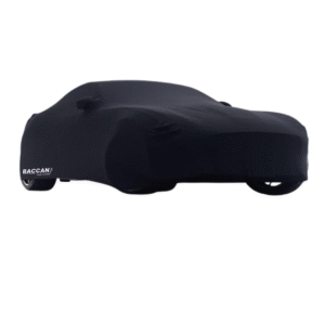 Telo copriauto su misura jaguar f type vista frontale marchio federico baccan