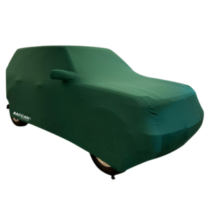 Telo copriauto su misura land rover range rover vista frontale marchio federico baccan