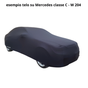 Telo copriauto universale berlina vista frontale marchio federico baccan