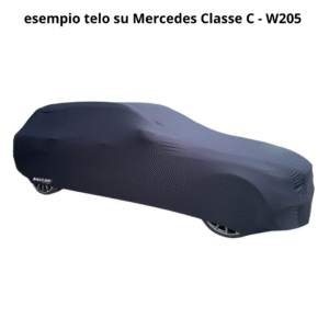 Telo copriauto universale station wagon vista frontale marchio federico baccan