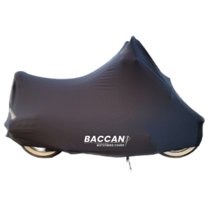 Telo coprimoto HARLEY DAVIDSON FLSTN SOFTAIL DELUXE su misura vista laterale , marchio federico baccan