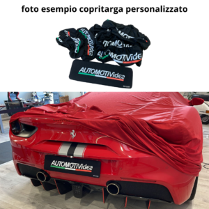 Copritarga Auto Elasticizzato (2pz) colore nero , foto esempio 9, marchio Federico Baccan